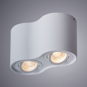Светильник 17,8*9,5 см, GU10 50W, Arte Lamp Falcon A5645PL-2WH белый