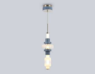 Подвесной светодиодный светильник **188- см, **W, 3000K, Ambrella Light High Light LH53121, золото