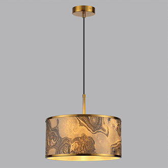 Подвес 38*38*202,9 см, 1 Е27*10W, Odeon Light Bergi, античная бронза 5064/1