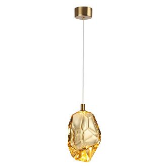 Подвесной светильник 14*21*250- см, 1*LED*4W, 3000K, Odeon Light Gemme 7111/4LA, золотой