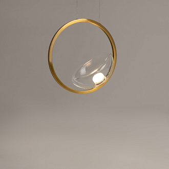 Светодиодный светильник 32 см, 5W, 3000K, Maytoni Moon MOD327PL-L5BS3K, латунь