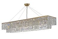 Люстра подвесная **22 см, 10*G9*40W, Arti Lampadari Milano Milano E 1.5.120x30.107 G, золотой