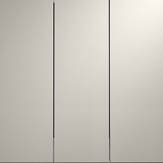 Выключатель встраиваемый Voltum S70 трехклавишный 10А, кашемир пластик Soft touch VLS030103