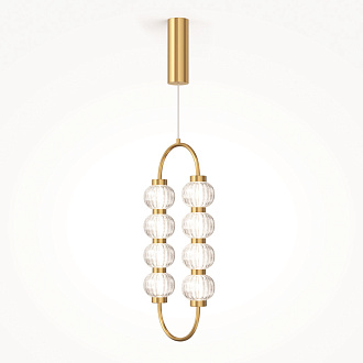 Подвесной светильник 27,8*9*356,5 см, LED, 16W, 3000К, Maytoni Amulet MOD555PL-L11G3K золотой