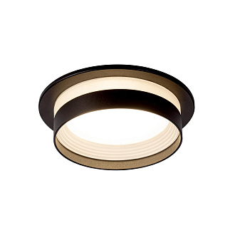 Светильник встраиваемый 10*2,5 см, GX53 Citilux Hardy CL002D11 черный, вр 9 см