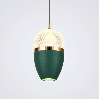 Подвесной светильник 10*8*200 см, LED 10W, 4200K, Черный LED4U L8754-1 GN