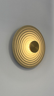 Подвесной светильник 80 см, 20W, 3000K, Odeon Light Felt 7035/20CA, бронза