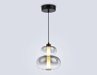 Подвесной светодиодный светильник **26,5- см, **W, 3000K, Ambrella Light High Light LH11052, черный