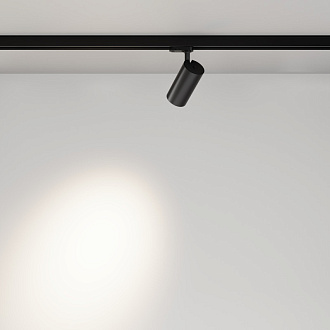 Трековый трехфазный светильник 7 см, 20W, 2700-5000K, Maytoni Focus Led TR197-3-20WCCT-M-B, черный