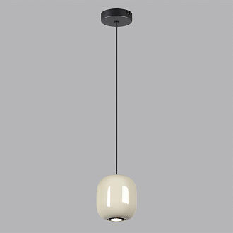 Подвес 12*12*120 см, 1 GU10*4W, Odeon Light Ovali, черный 5053/1A