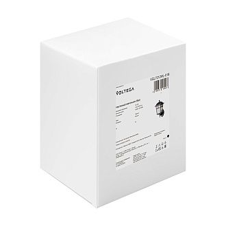 Уличное бра 19,5*16*-28 см, 1*E27*40W Voltega  VGL7212WL-01B, Черный