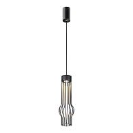 Подвесной светильник 12 см, 10W, 3000K, Lussole LSP-4022, черный