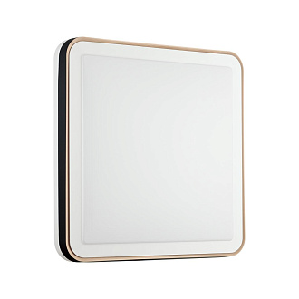 Cветильник 44*7 см, LED 48W, 3000-4200-6300 К, IP43, белый/черный/медный, пластик Sonex Akuna, 7621/DL