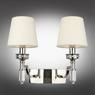 Бра 25*40*34 см, 2*E14, 40W, Aployt Patricia APL.716.01.02, хром