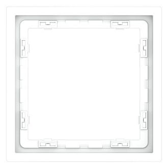 Рамка пластиковая Voltum S70 на 1 пост, белый матовый пластик Soft touch VLS100102