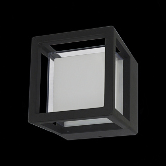 Светильник уличный настенный 11 см, 5W 4000K ST LUCE ALCENO SL9504.401.01 Черный