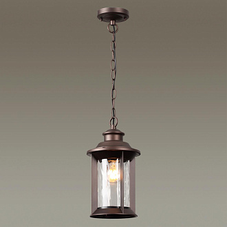 Уличный подвесной светильник Odeon Light Mavret 4961/1, коричневый