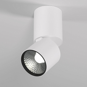 Точечный светильник LED 10W, 4000 К, 13,7*5*6 см, белый, Elektrostandard Sens 25042/LED