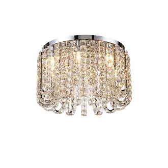 NW082P-ф500*H310 CHROME / ХРОМ Потолочный светильник NW 8*40W(320W)*E14, Ø500 x H310, NewRgy CHROME (Хром)