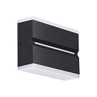 Светильник диммируемый 5*18*12,6 см, LED 12 W, 4000К Черный Novotech Street 359196 IP54