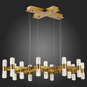 Люстра подвесная 97*66 см, 65W 4000K ST LUCE GEMINA SL6007.203.26 Латунь