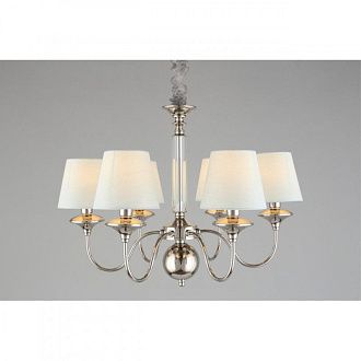Подвесная люстра 65*70-150 см, 6*E14, 40W, Aployt Perla APL.731.03.06, хром