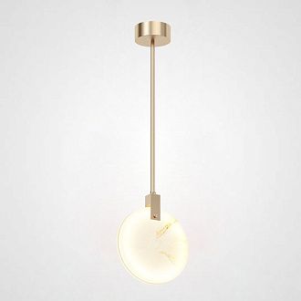 Подвесной светильник MARBLE D20 20*20*22 см, 1*LED*12W, 4000K, ImperiumLoft MARBLE03, Латунь