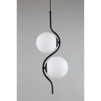 Подвесной светильник 22*80-160 см, 2*G9, 5W, Aployt Jagna APL.312.06.02, черный