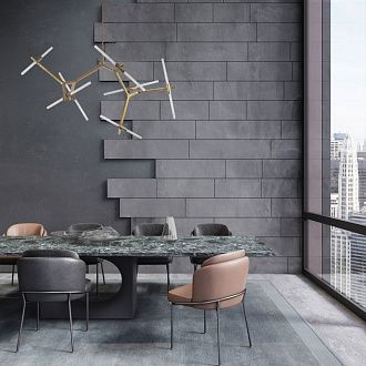 Подвесная люстра 158 см, Loft IT Agnes 10399/14 GD, золото