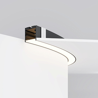 Радиусный профиль Maytoni Led strip ALM-3535R-B-D-90°-1.5M, черный