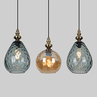 Подвесной светильник 68*18*132 см, Е 27 3x60W, Черный, Латунь MODEMODERN MD.1183.680