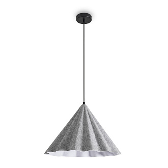 Подвесной светильник 46*237 см, 1*E27, 60W, Freya Felt Acoustic FR5479PL-01GR черный