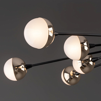 Светильник 84 см, Freya Celebrity FR5242CL-16B, черный-золото