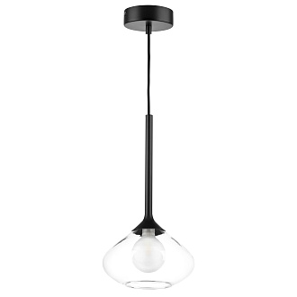 Подвес 18*40/150 см, 1*G9*5W Lightstar Vetro 801203 Черный