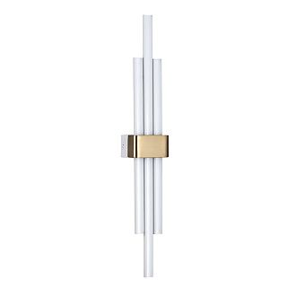 Бра 5,7*10*60 см, LED 18W*3000 К, Lumion Tove золотой, белый, 5685/18WL