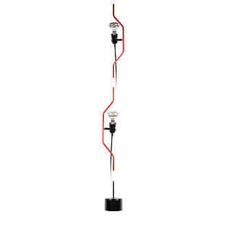 Подвесной светильник 11*400 см, 2*E27*40W LOFT IT Parentesi 10346/2 Red красный, черный