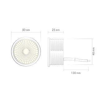 Светодиодный модуль Denkirs DK3000-8W dim 3000K
