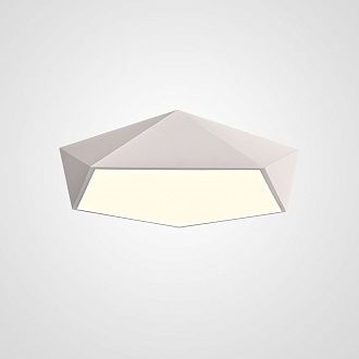 Потолочный светодиодный светильник GEOMETRIC White D60 60*60*10 см, 1*LED*36W, 4000K, ImperiumLoft GEOMETRIC-BW01, Белый