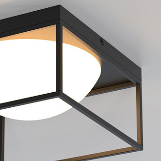 Светильник 40*40*20 см, E27 * 3 60W,  Mantra Desigual 7602, черный