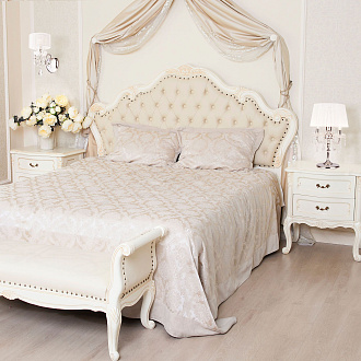 Настольная лампа с абажуром Eurosvet Allata 2045/3T хром/белый настольная лампа