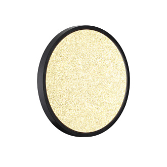 Cветильник 30*2,5 см, LED 24W, 3000/4000 К, IP40, белый/черный, пластик Sonex Omega Black, 7662/24L