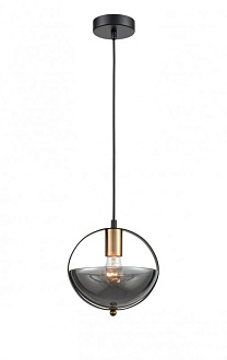 Подвесной светильник  21*142 см, 1*E27 черный, золото Vele Luce Broadway VL5362P11