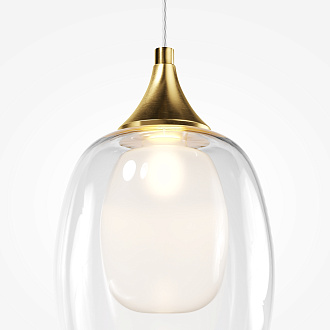 Подвесной светильник 35*81-333,5 см, 1*E14, 40W Maytoni Aura MOD016PL-01BS1, Латунь