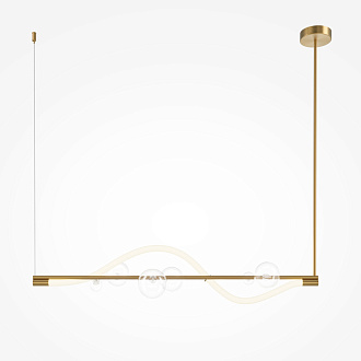 Линейный светильник 113,5*21*195 см, LED, 3000К, Maytoni Oasis MOD289PL-L13BS3K латунный