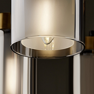 Светильник 63 см, Freya Modern FR5432PL-06BBS, черный-латунь