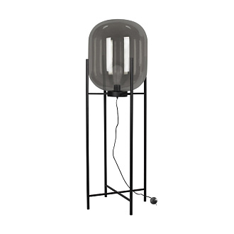 Торшер 140 см, Loft IT 10195F/1400 Smoke Oda, черный