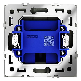 Вывод кабеля Voltum S70, титан Металл и пластик Soft touch VLS080206