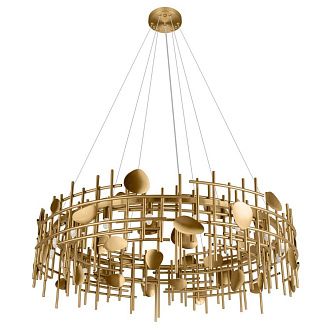 Подвесная люстра 100 см, Loft IT Escama 10396/1000C, золото
