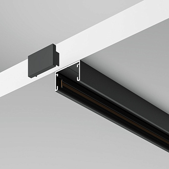 Шинопровод накладной для трековых светильников 300*2*1,2 см, Maytoni Technical Busbar trunkings Basity TRX172-113B черный