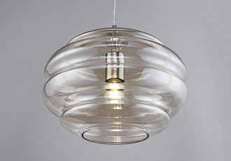 Светильник подвесной Maytoni Ruche P079PL-01CG, диаметр 30 см, никель
